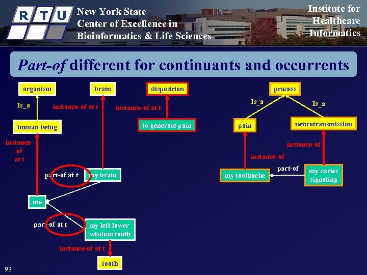 R T U Institute for Healthcare Informatics New York State Center of Excellence in