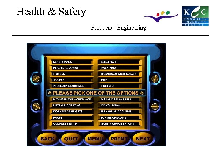 Health & Safety Products - Engineering 