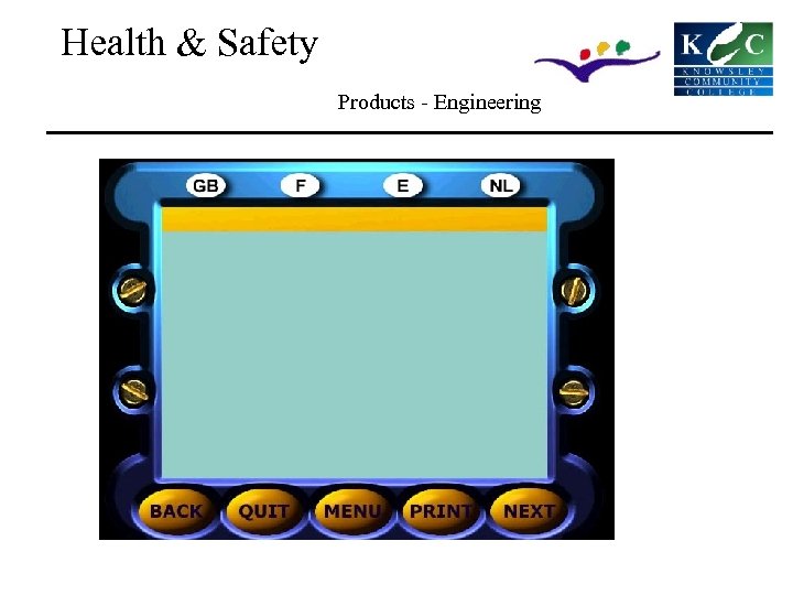 Health & Safety Products - Engineering 