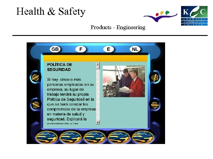 Health & Safety Products - Engineering 