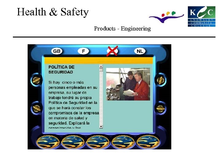 Health & Safety Products - Engineering 