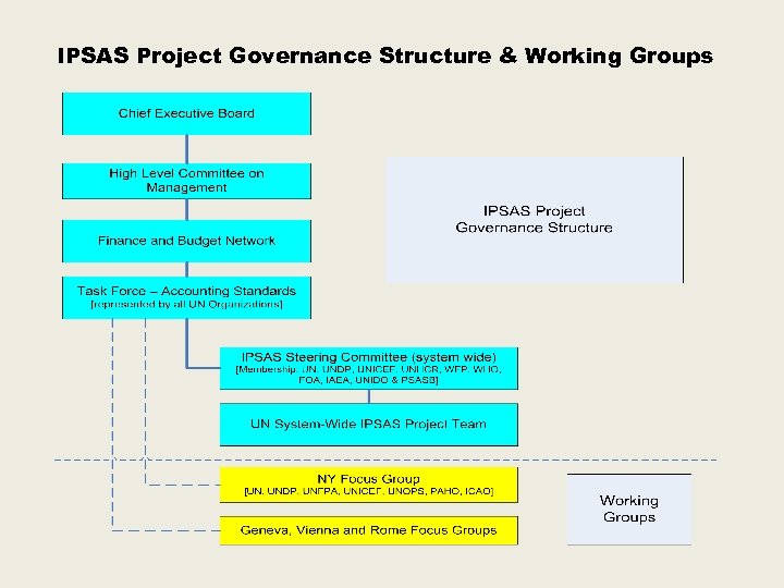 IPSAS Project Governance Structure & Working Groups 