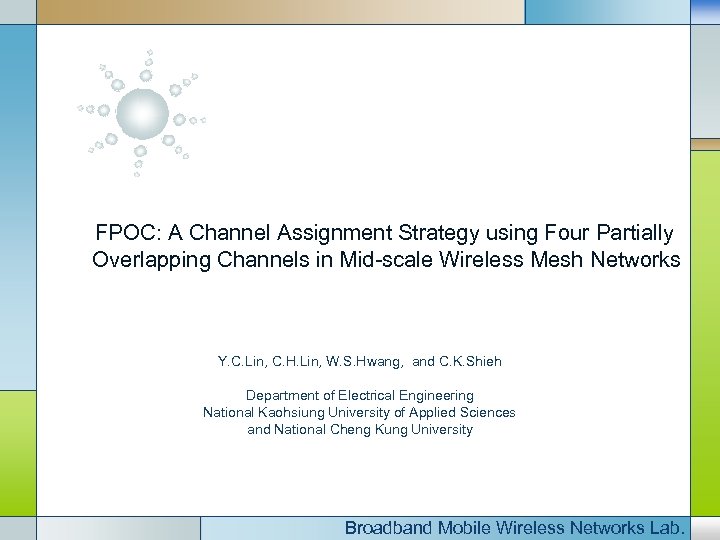FPOC: A Channel Assignment Strategy using Four Partially Overlapping Channels in Mid-scale Wireless Mesh