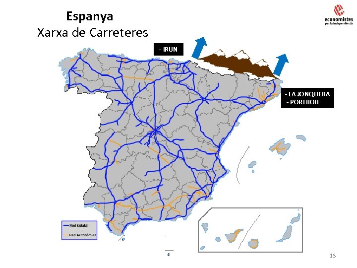 Espanya Xarxa de Carreteres - IRUN - LA JONQUERA - PORTBOU 18 