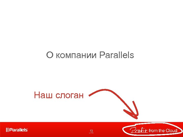 О компании Parallels Наш слоган 13 