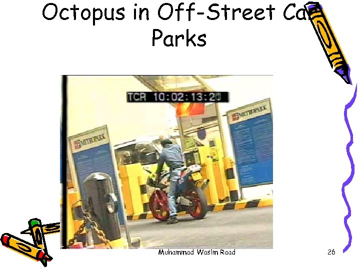 Octopus in Off-Street Car Parks Muhammad Wasim Raad 26 