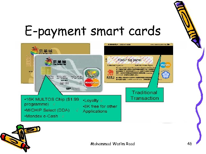 E-payment smart cards Muhammad Wasim Raad 46 
