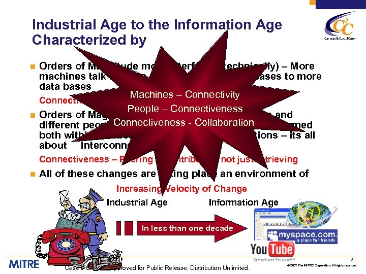 Industrial Age to the Information Age Characterized by n n Orders of Magnitude more