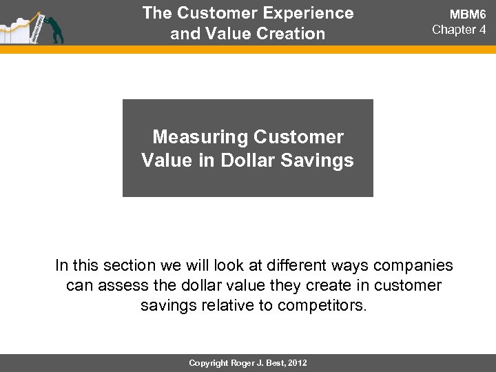 The Customer Experience and Value Creation MBM 6 Chapter 4 Measuring Customer Value in
