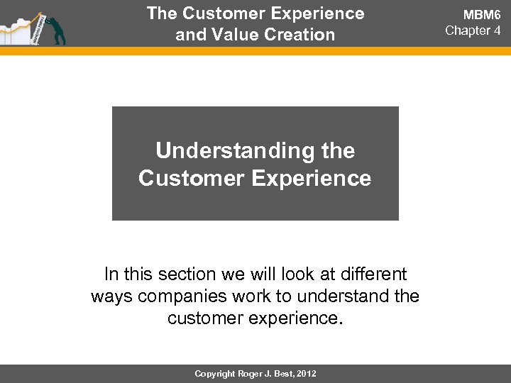 The Customer Experience and Value Creation Understanding the Customer Experience In this section we