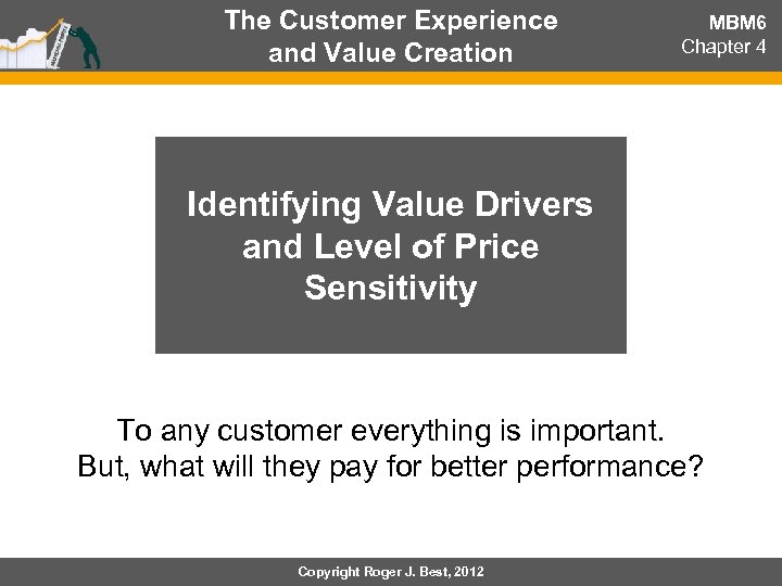 The Customer Experience and Value Creation MBM 6 Chapter 4 Identifying Value Drivers and