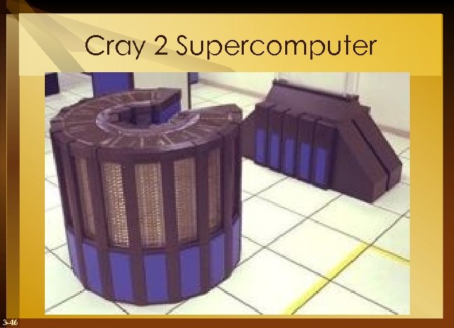Cray 2 Supercomputer 3 -46 