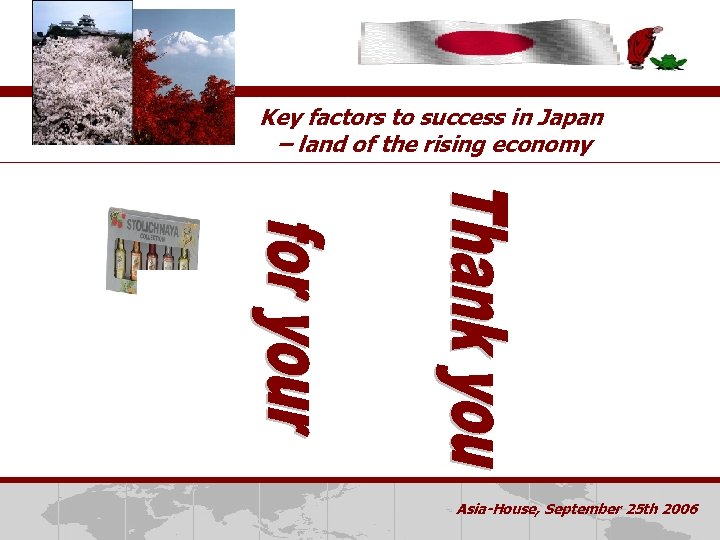 Key factors to success in Japan – land of the rising economy Dette Er