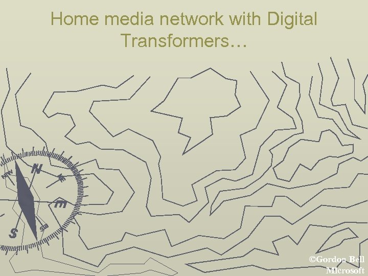 Home media network with Digital Transformers… ©Gordon Bell Microsoft 