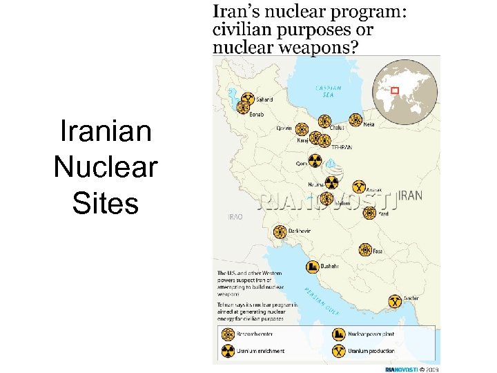 Iranian Nuclear Sites 