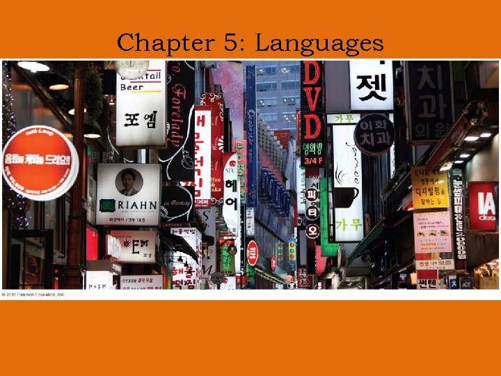 Chapter 5: Languages 