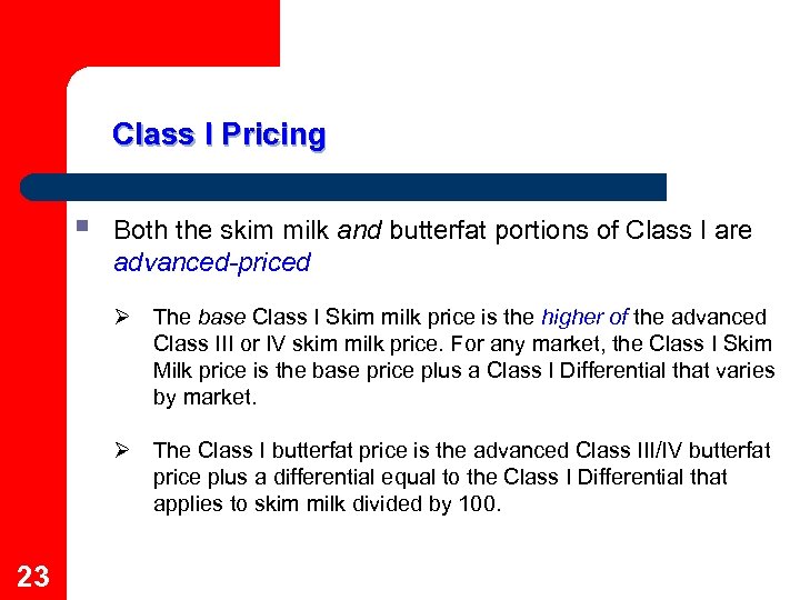 Dairy Price Risk Management Session 3 Milk