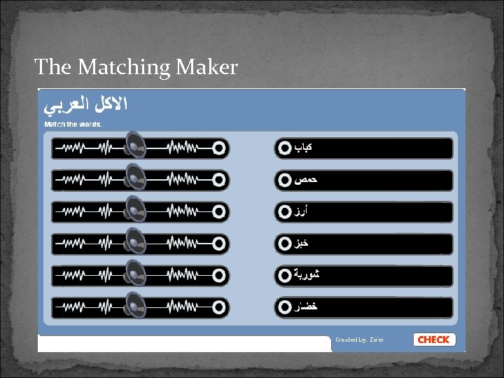 The Matching Maker 