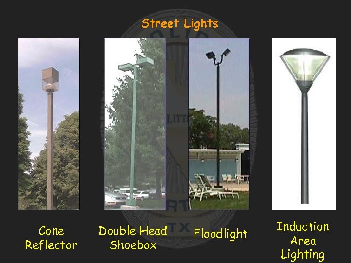 Street Lights Cone Reflector Double Head Shoebox Floodlight Induction Area Lighting 