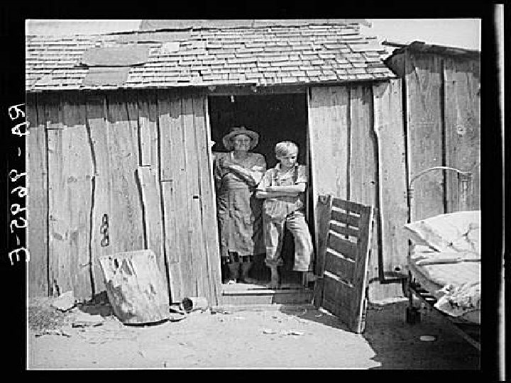 People living in miserable poverty, Elm Grove, Oklahoma County, Oklahoma. August 1936. 