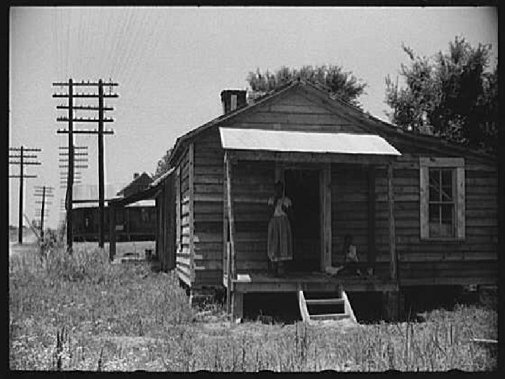 Houses in Eutaw, Alabama. 