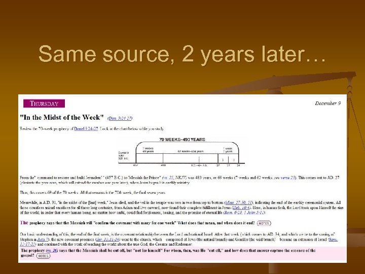 Same source, 2 years later… 