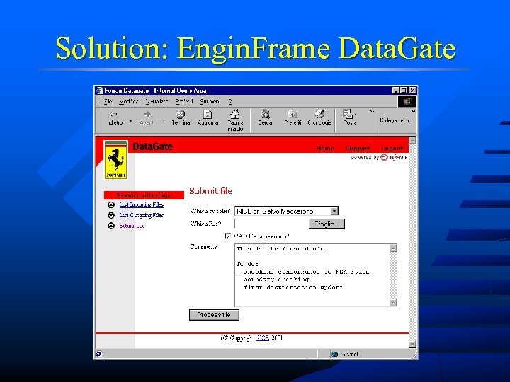 Solution: Engin. Frame Data. Gate 