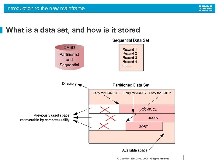 Introduction to the new mainframe What is a data set, and how is it