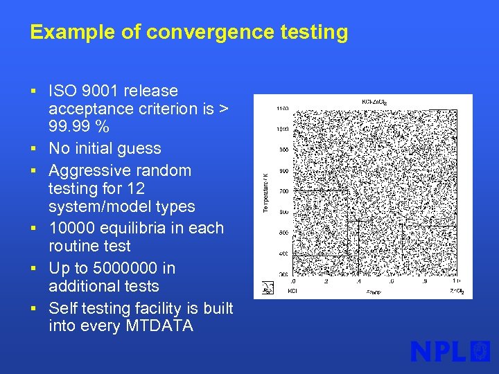 Example of convergence testing § ISO 9001 release § § § acceptance criterion is