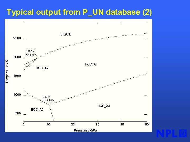 Typical output from P_UN database (2) 