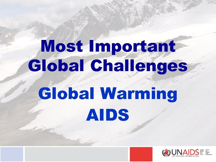 Most Important Global Challenges Global Warming AIDS 