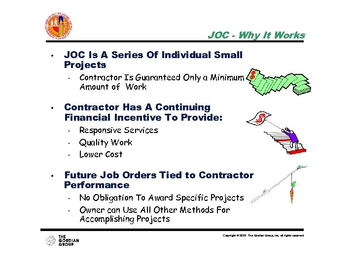 JOC - Why It Works • JOC Is A Series Of Individual Small Projects