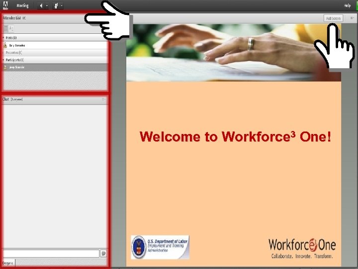 Welcome to Workforce 3 One! Serving Jobseekers with Disabilities in the One-Stop Career Centers