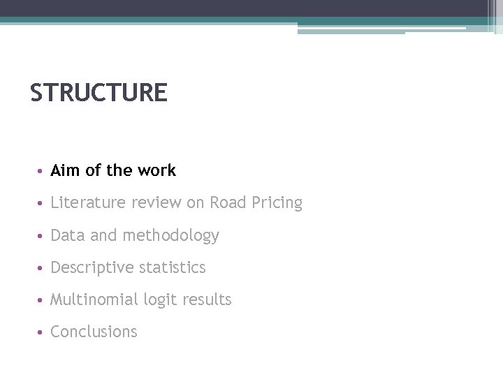 literature review on road network