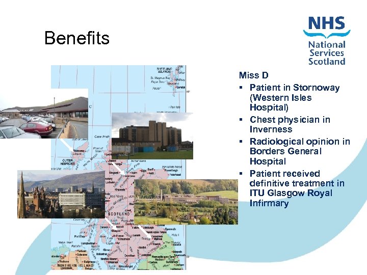 p. 10 Benefits Miss D § Patient in Stornoway (Western Isles Hospital) § Chest