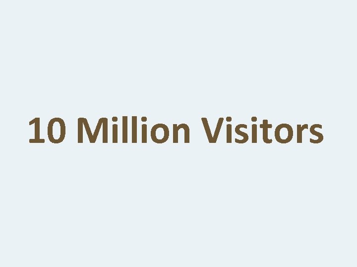 10 Million Visitors 