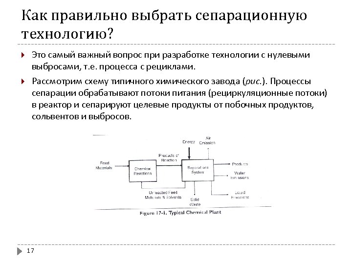 Как правильно выбрать сепарационную технологию? Это самый важный вопрос при разработке технологии с нулевыми
