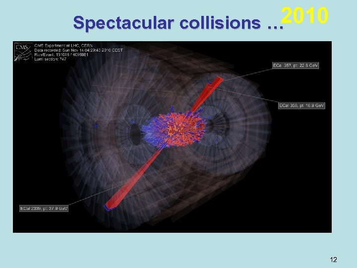 Spectacular collisions … 2010 12 