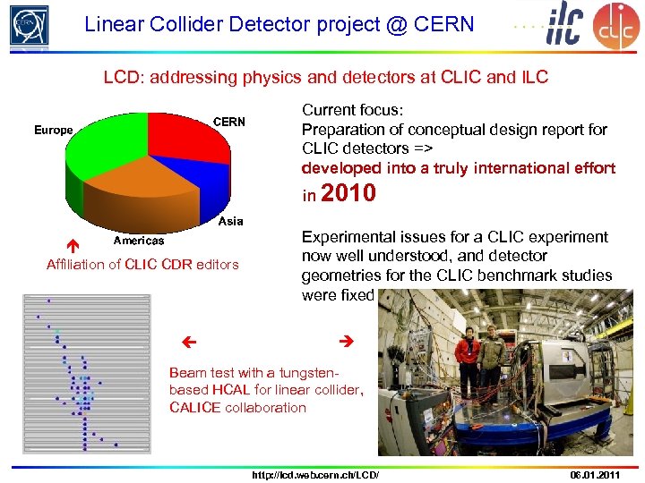 Linear Collider Detector project @ CERN LCD: addressing physics and detectors at CLIC and