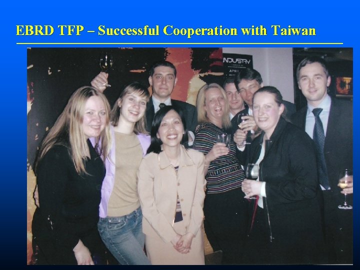 EBRD TFP – Successful Cooperation with Taiwan 