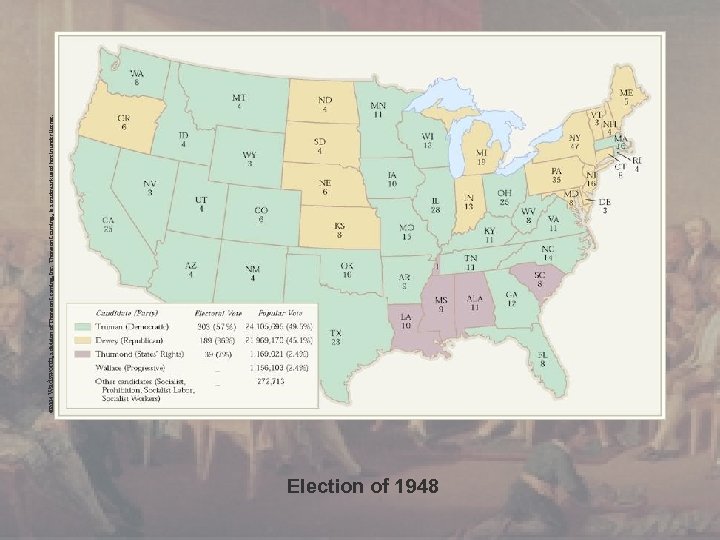 Election of 1948 © 2004 Wadsworth, a division of Thomson Learning, Inc. Thomson Learning™