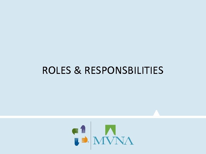 ROLES & RESPONSBILITIES 