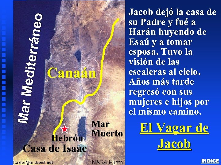 Mar Med iterráne o Wandering’s of Jacob Click to add title n Jacob dejó