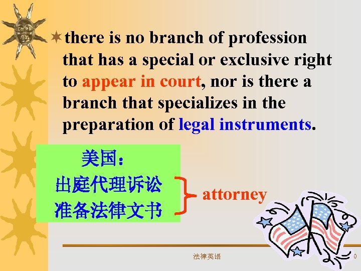 ¬there is no branch of profession that has a special or exclusive right to