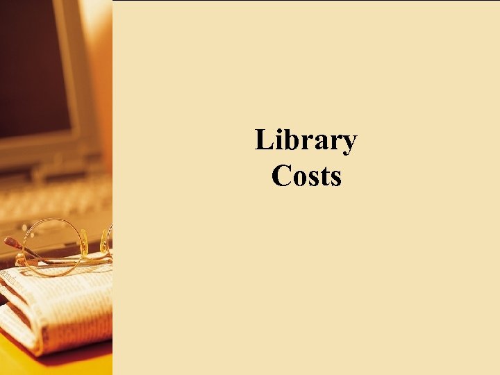 Library Costs 
