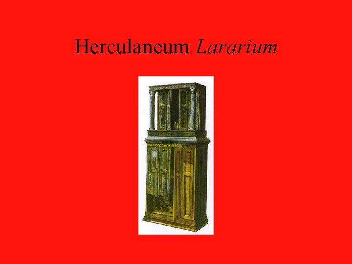 Herculaneum Lararium 