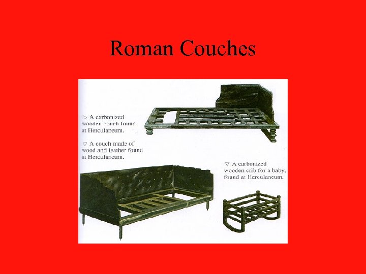 Roman Couches 