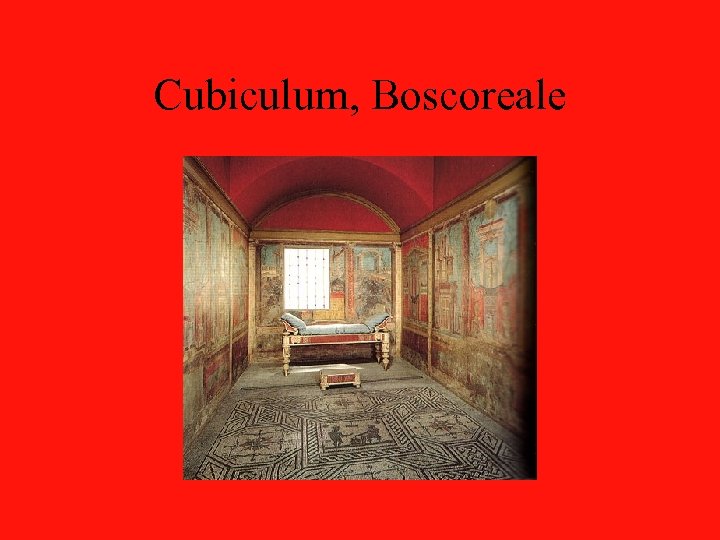 Cubiculum, Boscoreale 