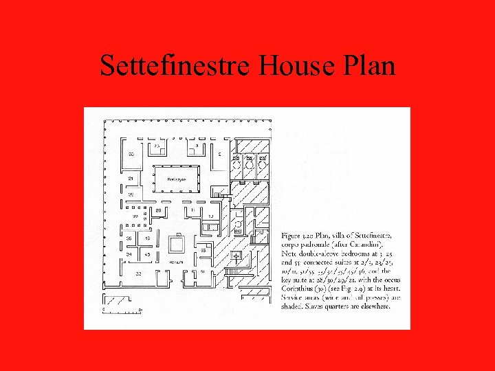 Settefinestre House Plan 