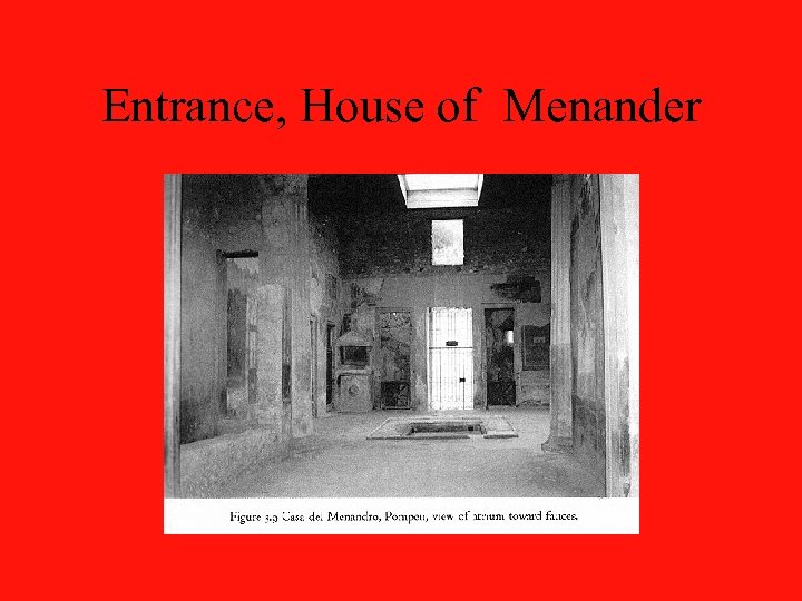 Entrance, House of Menander 